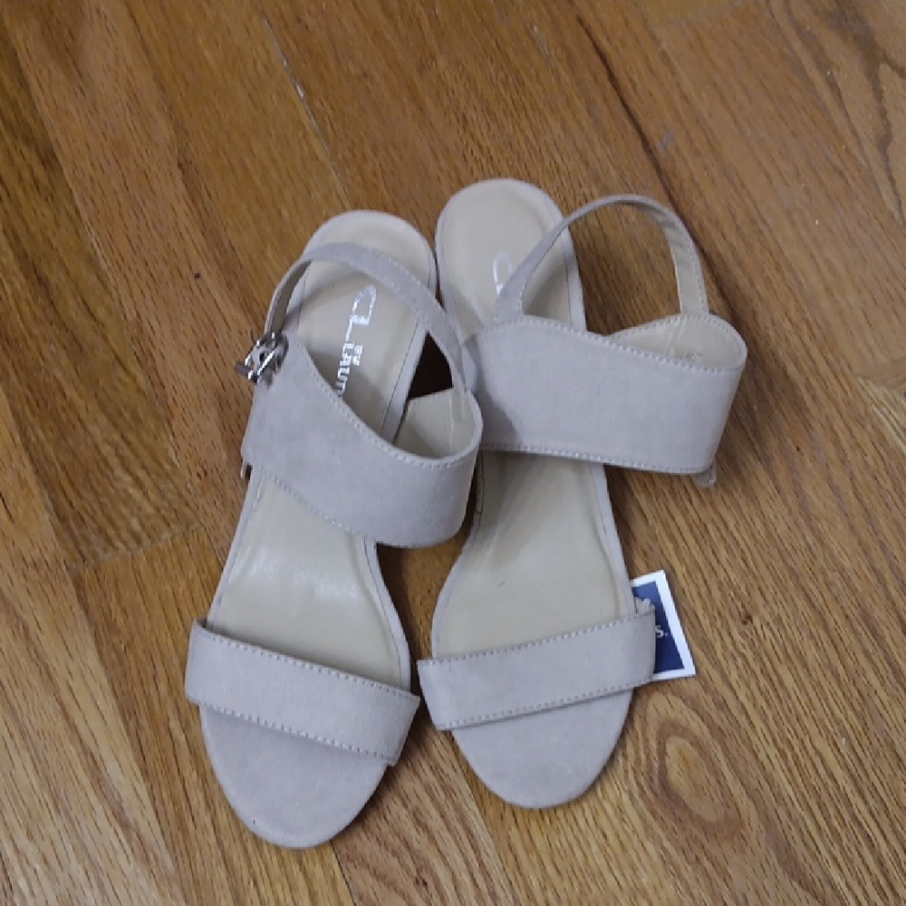 CL by Laundry Taupe Sandals